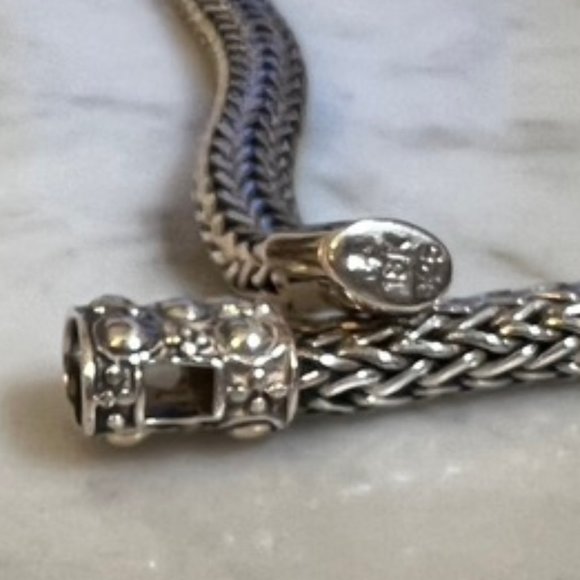 JOHN HARDY Jaisalmer Sterling Silver & 18K Yellow Gold Classic Chain Necklace - Picture 4 of 6